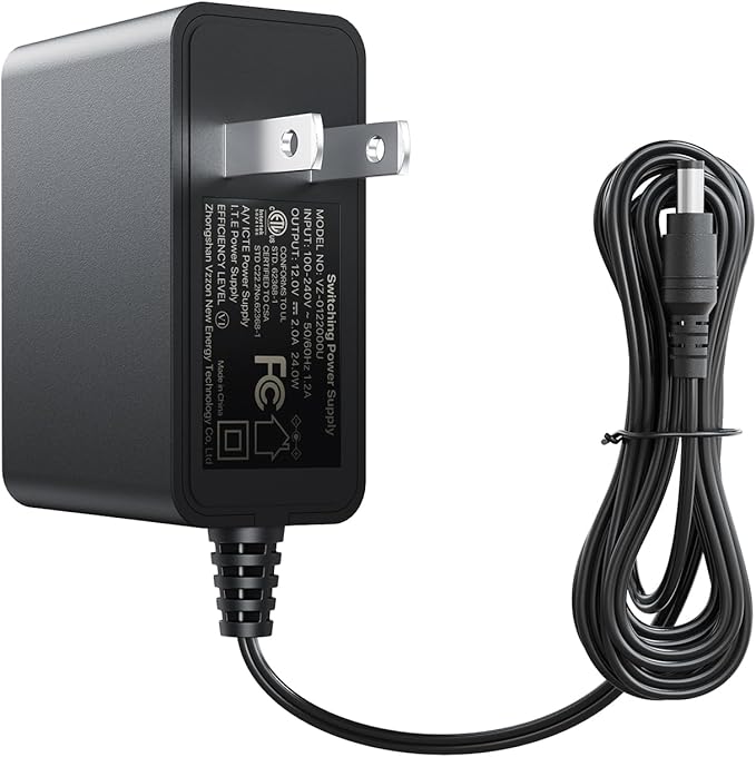 ZOSI DC 12V 2A US CCTV Power Supply Adapter for Home Security Camera Surveillance System