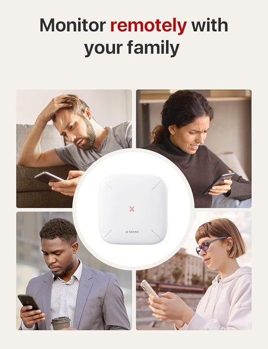 X-Sense Smart Home Base Station, 2.4 GHz Wi-Fi Required, Enhance Your Home Safety Network with Up to 50 Devices, Model SBS50