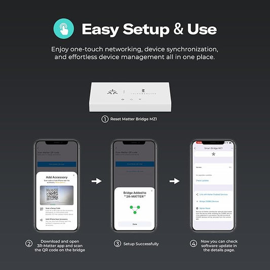 THIRDREALITY ZigBee Smart Button with Smart Bridge MZ1, 3-Way Remote Control,Compatible with Google Home, Apple Home, SmartThings, Home Assistant etc.