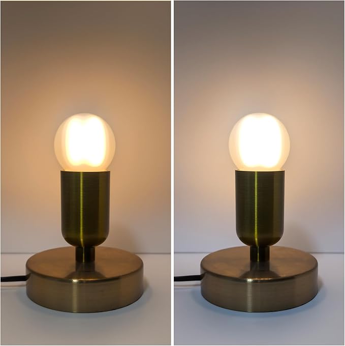 G16.5 E26 Dimmable LED Filament Globe Bulb, 2W/25W Equivalent 2700K Warm White Frosted Glass, Ideal for Decorative Lighting, 6-Pack