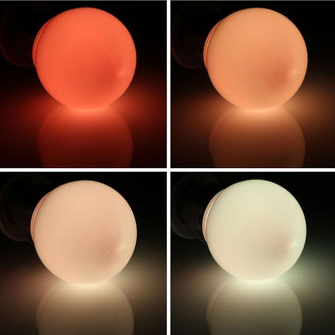 Superdream E27 3W RGB LED Light Bulb 16 Colors Changing Dimmable Multi Color LED Light with IR Remote Control for Home Decoration Bar Party KTV Mood Lighting (1 Pack)