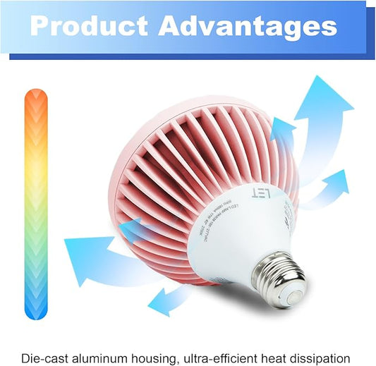 PAR38 LED Flood Light Outdoor Bulb E26 Base, 95W Equivalent Aluminum Waterproof Indoor Outdoor Spotlight Bulb, 17W, 40° Dimmable 2700K Warm Light, UL 1 Pack