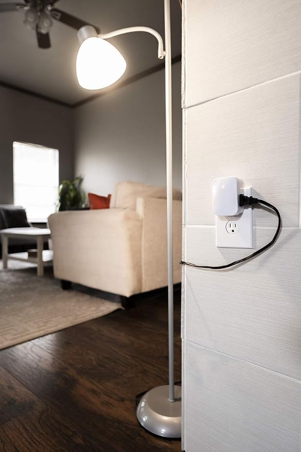 MySelectSmart Remote Control Outlet, On/Off, 1 Outlet, Full Kit, White | Control can be Wall Mounted, 150ft Range from Receiver, Pairable Remote for Multiple Plugs, Ideal for Lamps, No Wiring Needed