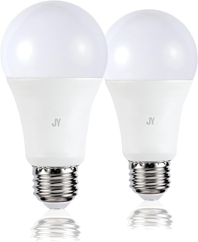 JONATHAN Y BLB2000A-SET2 Smart A19 Dimmable Light Bulb, Dimmable Color Changing LED, Alexa, Google Home Assistant Compatible, No Hub Required, Set of 2