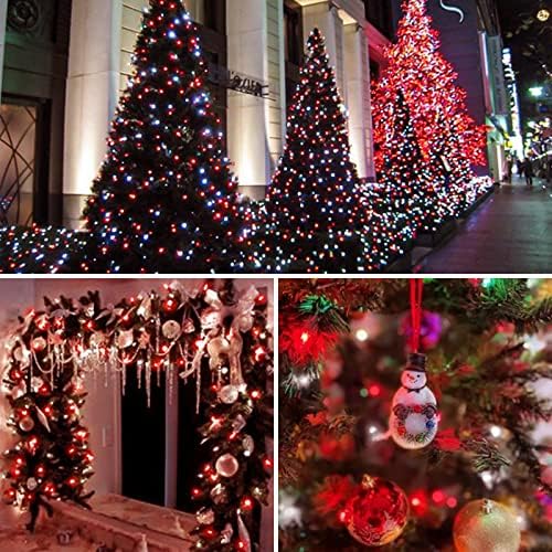 200 LED Connectable String Lights, 66FT Christmas Lights Outdoor Indoor