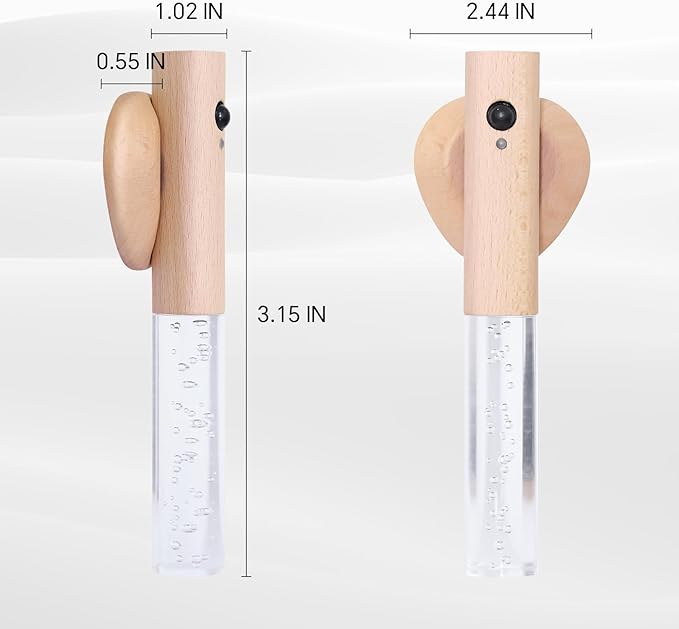 Motion Sensor Night Lights Indoor, Rechargeable Night Lights Wall Sconces Wooden Set of 2, Battery Powered Magnetic Wall Sconces Decor for Bedroom, Hallway, Bathroom, Stairway, Closet(White Ash)