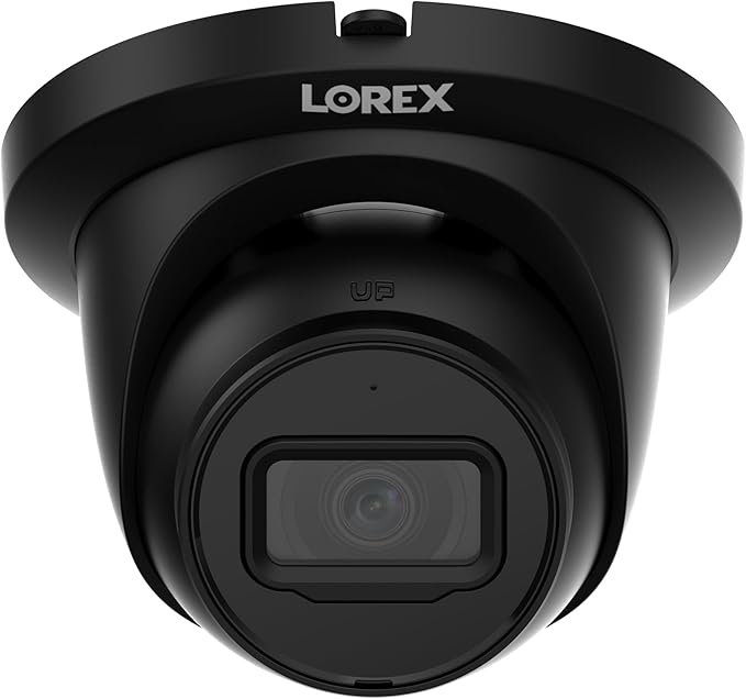 Lorex 4K IP Wired Add-On Dome Security Camera | Smart Motion Detection (Person/Vehicle) | Color Night Vision | Long Range IR | IP67 Weatherproof | Built-in Microphone | Black