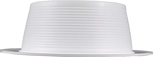 NICOR Lighting 6 inch White Recessed Baffle Trim, Fits 6 inch Housings (17510) (Pack of 2)