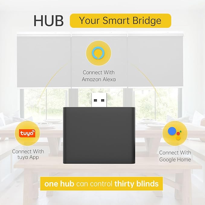 CINONEKO Smart Bridge/Hub Compatible with Alexa/Google 2.4GHz Use with Tuya APP