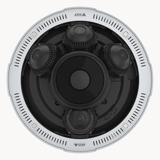 Axis P3738-PLE Multisensor Panoramic Camera, 4x4K Video Resolution, Indoor and Outdoor Use, 32 MP, IR LED Motion Alert