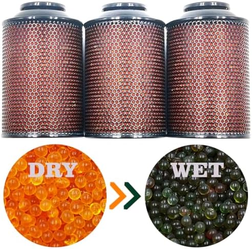 Gun Safe Dehumidifier, Moisture Absorbers for Safe, Storage, Closets & Cabinets, FULLBOW 200G Silica Gel Desiccant Dehumidifier (3 Units)