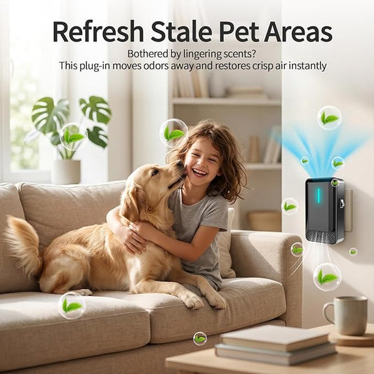 2026 Plug in Air Purifiers Air Ionizers for Dust Mites, Odor Eliminator for Home With Negative Ion Generator, Quiet Mini Air Freshener for Bedroom,Kitchen, Office, Portable Air Ionizer Smoke & Dust(6)