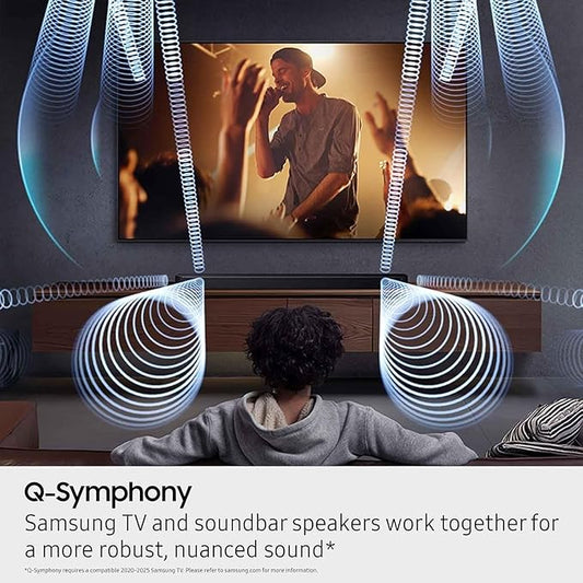 Samsung 5.1.2ch Soundbar HW-Q800F with Subwoofer, Dolby Atmos & DTS:X, Surround Sound System for Smart TV, Deep Bass Wireless Subwoofer, Home Theater Sound Bar for Movies, Gaming & Music