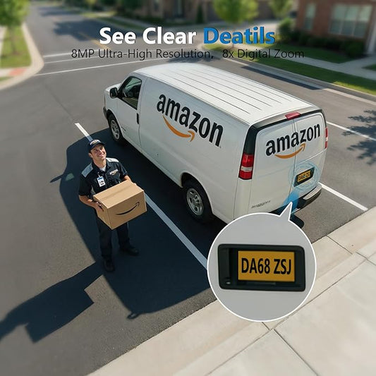4K Solar Security Cameras Wireless Outdoor with Local Storage Base