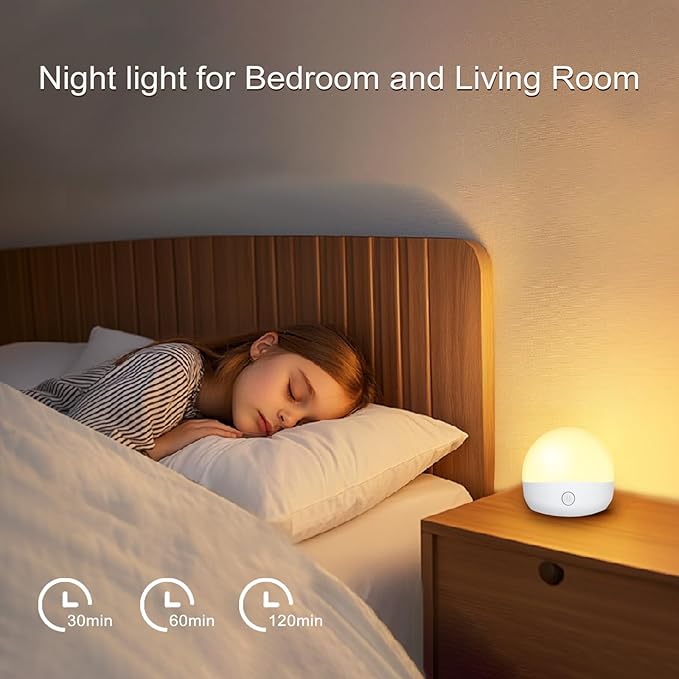 HISTAR Rechargeable Light Bulbs for Sconce and Lamp, E26 Battery Operated Light Bulb with Remote, RGB, Timer, Dimmable, 3 Color Temperature, 2500mAH