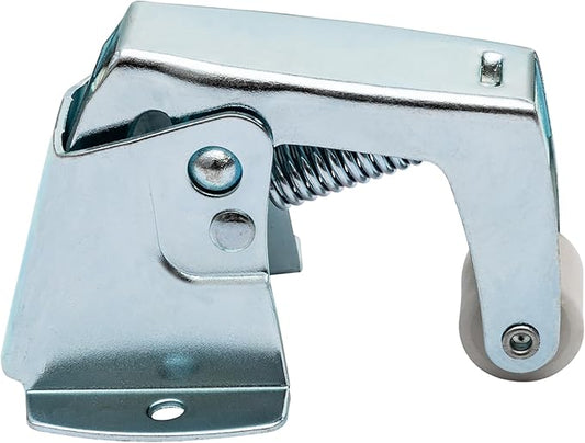 Ideal Security Spring-Loaded Screen Door Catch, Zinc Plated