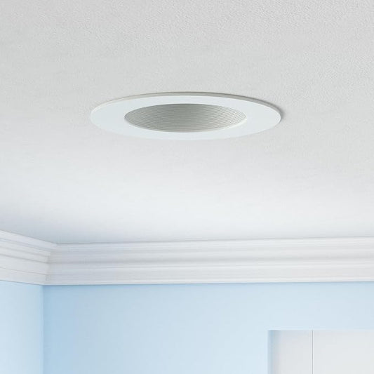 Sunco 12 Pack Retrofit LED Recessed Lighting 6 Inch, Downlight Can Lights for Ceiling, 1050 LM, 2700K Soft White, Dimmable, Baffle Trim, 13W=75W, 50000 Lifetime Hours, Damp Rated UL.