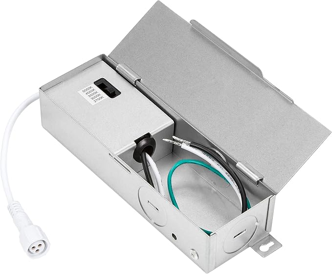 Maxxima 2 in. Ultra-Thin Recessed Anti-Glare LED Downlight - Canless IC Rated, 5 Color Temperature Selectable 2700K/3000K/3500K/4000K/5000K, Dimmable, Round White Trim, 90 CRI