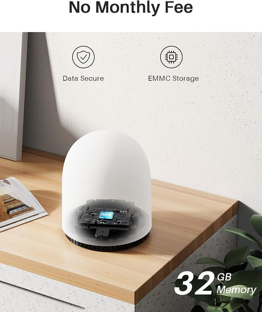 WUUK Doorbell Camera Wireless No Subscription 2K, Wired Video Doorbell