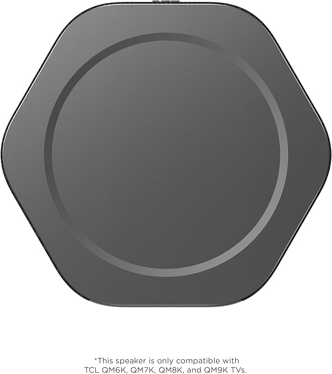 TCL Z100 Wireless Immersive 3D Home Theater Subwoofer QM6K, QM7K, QM8K, QM9K & X11L | Dolby Atmos Deep-Bass, Room-Filling Sound | Flexible Placement & Modern Design | Latest Model