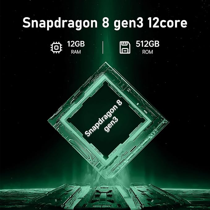 I25 Ultra: 6.99" FHD+ Android 14 Smartphone | 12GB+512GB | 108MP+68MP Camera | 7000mAh Battery | Built-in Stylus Pen | Blazing Fast Performance (Green)