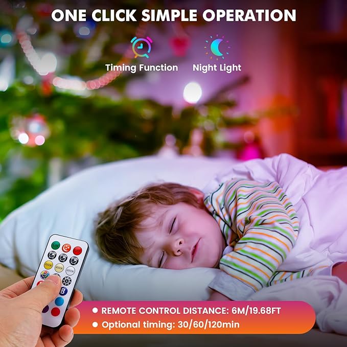 LED Rechargeable Light Bulbs With Remote & Touch Dimmable, E26 Battery Operated Light Bulb for Lamps, RGB 12 Colors, 2600mAh USB battery backup Light Bulb With Timer, A19 Small Light Bulbs 2 Pack