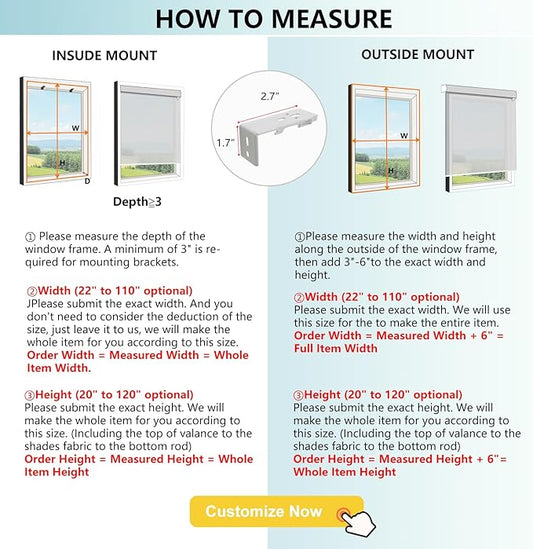 Aprilsmart Motorized Blinds with Remote,Light Filtering Motorized Roller Shades Work with Apple Homekit,Alexa,SmartThings,Google Home,Customize Blinds(White-Fabric Sample)