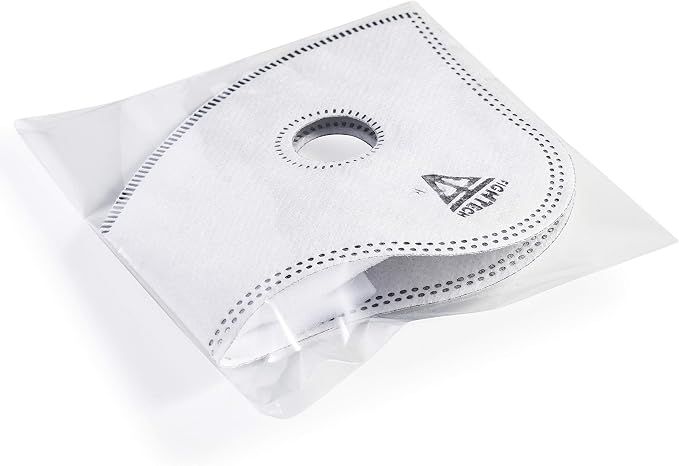 FIGHTECH Dust Mask 2 Sizes - Large, Woodworking Reusable Carbon Filter Mask | Reusable Face Mask with Air Valves for Construction and Moving Single Black Mask Helps Reduce Dust During Work