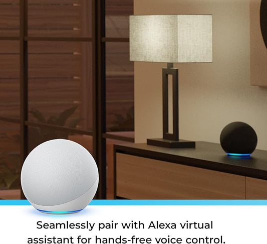 Globe Electric 50589 Color-Changing A19 LED Smart Light Bulb, 2.4 GHz Wi-Fi, 60W Equivalent 800LM, Works with Alexa Only, 1-Pack