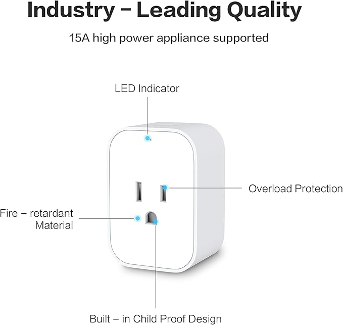 Aqara Smart Plug Plus Smart Light Switch (With Neutral, Single Rocker), with Energy Monitoring, Scheduling and Voice Control, Compatible with Alexa, Google Assistant, IFTTT, and Apple HomeKit