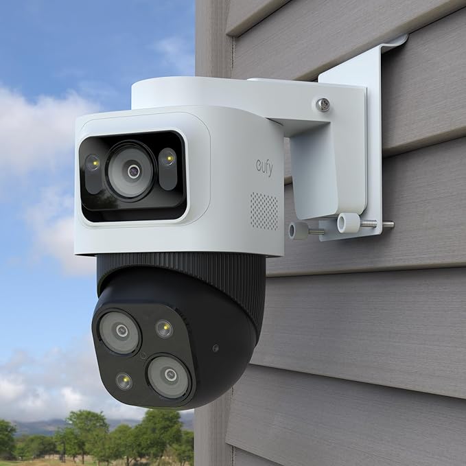 Vinyl Siding Mount Bracket for eufy PoE NVR Security System S4 Max and eufy PoE Bullet-PTZ Cam S4 Cameras (Not Compatible with eufyCam S4) (White)