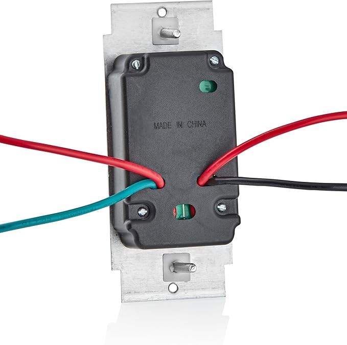 Leviton SureSlide Ceiling Fan Wall Switch, Quiet 3-Speed Fan Control, 1.5 Amps, 661F-10W, White