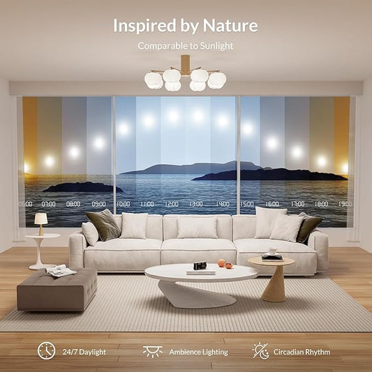LEPOWER-TEC Smart Light Bulbs, Smart Bulb Compatible with Alexa/Google Assistant Only, Dimmable LED Light Bulbs BT/2.4G WiFi Bulbs, 900LM, A19 E26 (Dimmable Soft White, 4 Pack)