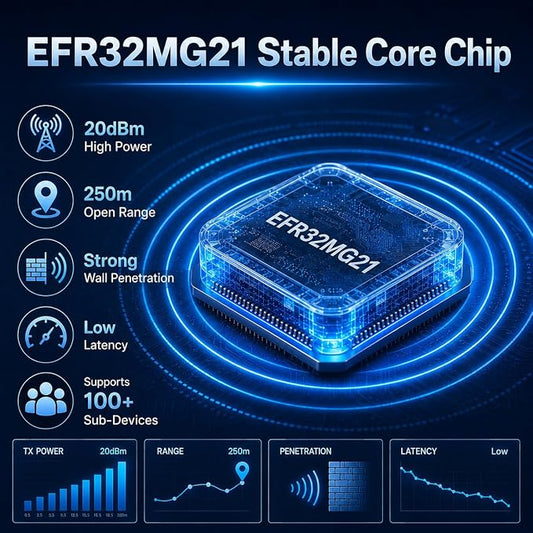 ZigBee USB Dongle | EFR32MG21 + CP2102N | ZBT-1P | Compatible with Connect ZBT-1, Thread Border Router, Official Firmware for Home Assistant, Zigbee2MQTT & ZHA