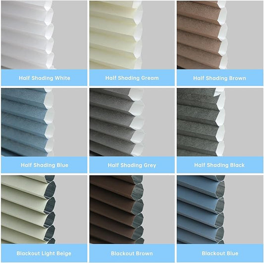 Cellular Shades Fabric Samples for Cellular Shades, Honeycomb Window Blinds Fabric Samples, Multicolor