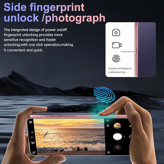 17PM Smartphone: Snapdragon 8 Gen 3, 12GB RAM + 512GB Storage, 7000mAh Battery, 6.99-inch Display, 68MP+108MP Camera, Android 15, 5G, Dual SIM - Superior OS Outperforms Competitors (Dark Purple)