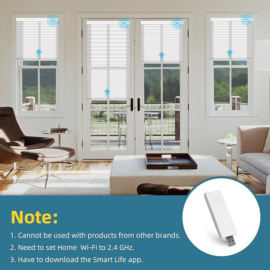 Smartwings Roller Shades Blinds Accessories Smart Link, Smart Bridge Home Automation Hub,Wi-Fi 2.4GHz,White