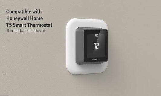 Honeywell Home Large Cover Plate & Electrical Box Adaptor for T-Series Thermostats (THP2400A1080), White