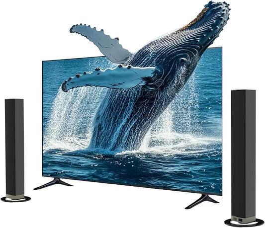 MZEIBO Sound Bar for Smart TV,80W Bluetooth Soundbar 2-in-1 Detachable TV Speaker with Bluetooth 5.0/ARC/Optical/AUX, Home Theater Surround Sound System for TVs