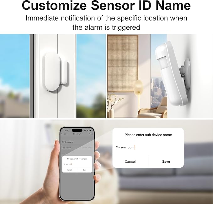 Alarm System for Home Security,4.3in Touch Screen Smart System APP Control | No Monthly Fees,24PcsWiFi+GSM/4G Home Security System,No Pairing Required,Instant App Alerts,Work with Alexa,for Apartment