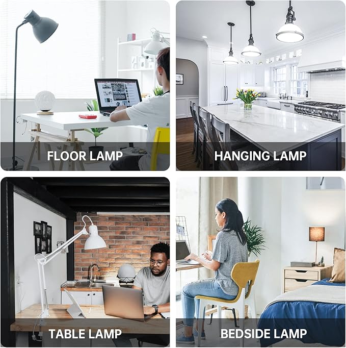 M 3 Color Temperature LED Light Bulb A19 2700K-5000K-4000K,3CCT Color Changing Light Bulbs,Energy Saving 9W(60W Equivalent) LED Bulb,810LM,e 26 Base for Bedroom,Living Room,2 Pack