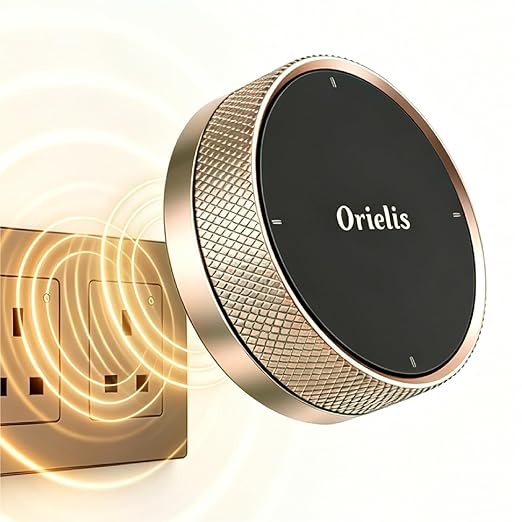 Zigbee Switch, Zigbee Button, Wireless Smart Button, Supports to Create Smart Scenes, Trigger Connected Devices on APP with Three Control Options, Tuya ZigBee Gateway Required (V2 or Higher), Gold