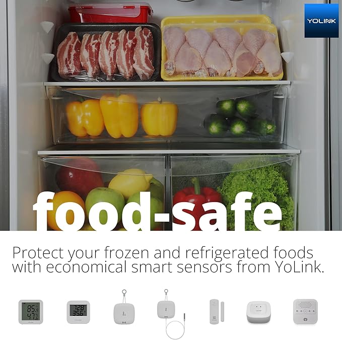 YoLink Smart Power Fail Alarm, AC Power Outage Alert, LoRa Long-Range Wireless, Remote Monitoring, App Alerts, Text/SMS, Email Alerts, YoLink Hub Required!