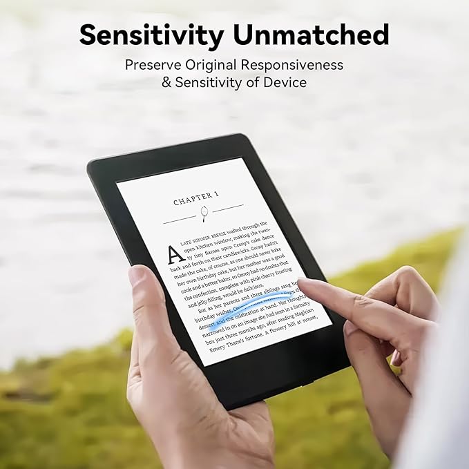 IPROKKO 2 Pack Anti Blue Light Screen Protector for 7-inch Kindle Paperwhite 12th Gen 2024 & Kindle Colorsoft 1st Generation (Signature/Kids Edition). Matte Anti-Glare High Clarity Protective Paper-like Film, Compatible With Kobo Aura 2, Boox Go 7