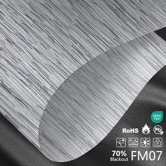 Motorized Light Filtering Roller Shades – Smart Electric Blinds for Living Room, Alexa Google Home Siri, Matter Compatible, Custom Window Shades, Cordless Rechargeable
