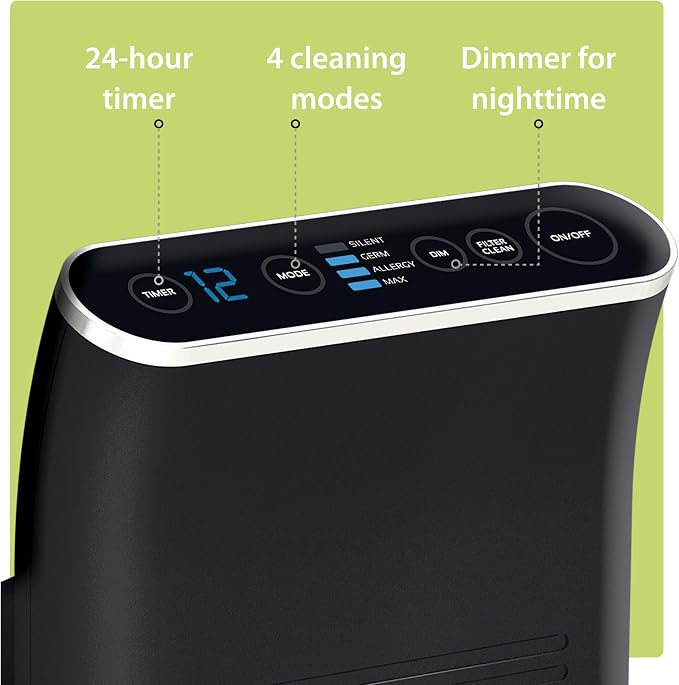 Ionic Pro Platinum Filterless Air Purifier for Home, Cleans Up to 800 sq.ft