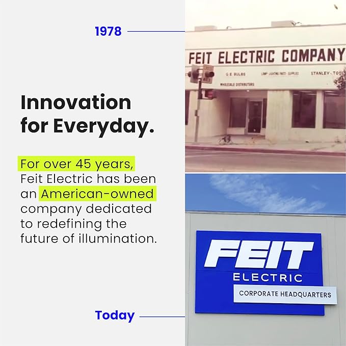 Feit Electric A19 LED Light Bulb, 60W Equivalent, E26 Medium Base, 800 Lumen, 3500K Neutral White Light, Indoor/Outdoor General-Purpose Light Bulbs, 11,000-Hour Lifetime, A800/835/10KLED/10, 10 Pack