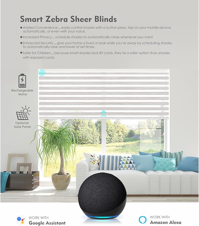 ACMEART Blackout Fabric Samples for Motorized Zebra Blinds (Multicolor)