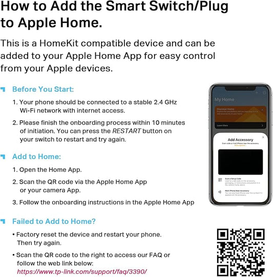 TP-Link Tapo Apple HomeKit Smart Plug Mini, Compact Design, 15A/1800W Max, Super Easy Setup, Works with Siri, Alexa & Google Home, UL Certified, 2.4G Wi-Fi Only, White, Tapo P125(4-Pack)