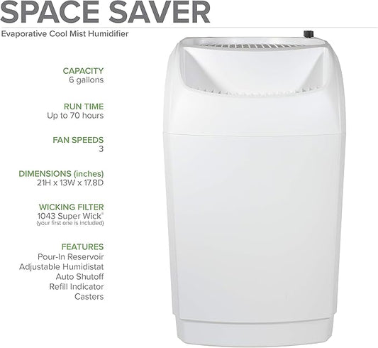 AIRCARE Space-Saver Evaporative Whole House Humidifier (2,300 sq ft)